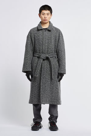 Source Long Herringbone Coat