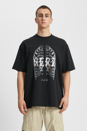 44 Herz Print T-Shirt