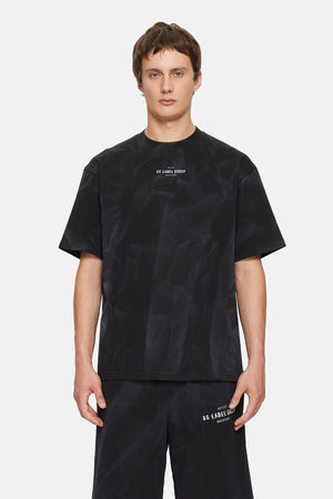 Black T - IetpShops Malta - shirt with logo 44 Label Group - Linen Band  Collar Shirt 8041