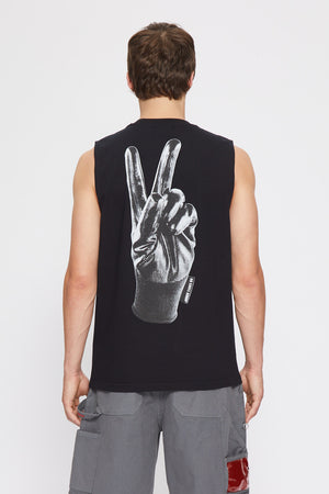 PEACE SLEEVELESS TOP - 44 LABEL GROUP