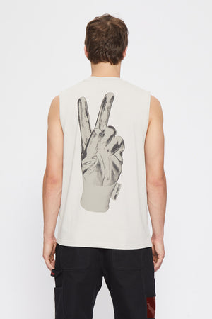 PEACE SLEEVELESS TOP - 44 LABEL GROUP