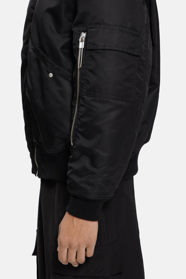 ジャケット・アウター 44 LABEL GROUP EMIL BOMBER 44 LABEL GROUP logo-print Bomber Jacket | Black | FARFETCH AO