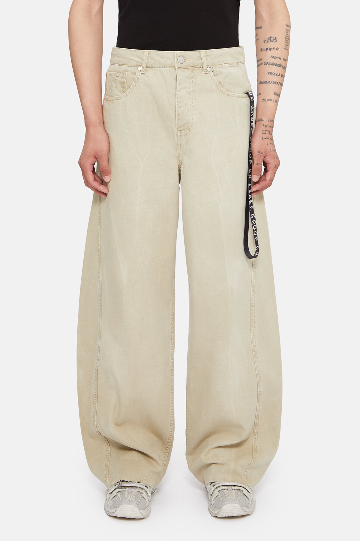 ケボズ KEBOZ FRENCH WORKER SERGE PANTS （NAVY） -PASSOVER