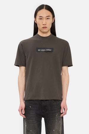 BURNT LABEL TEE SLIM